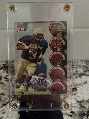 STEVE McNAIR ALCORN STATE  1995 CLASSIC 5 SPORT AUTOGRAPH # 66/295